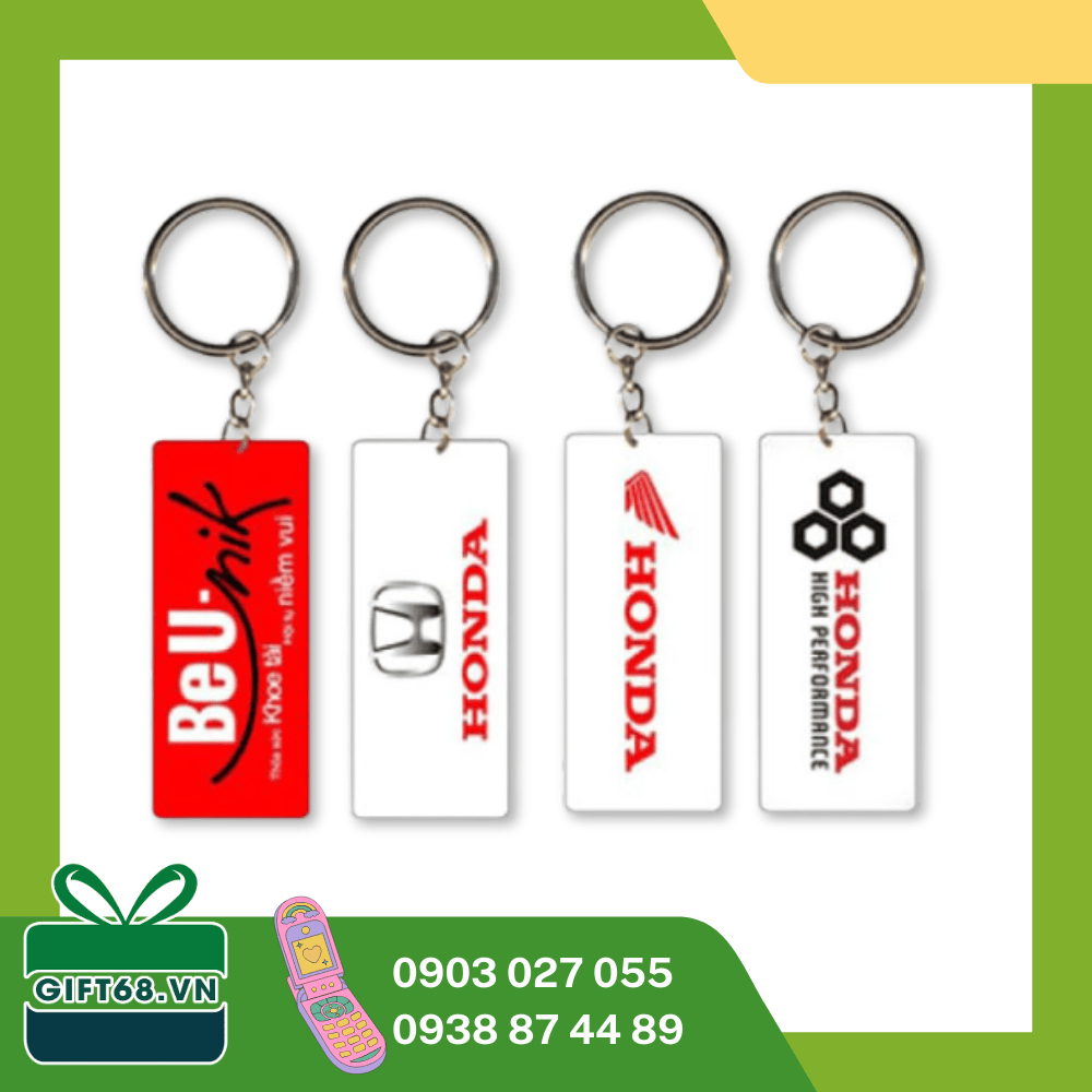 Móc Khóa Quảng Cáo Cho Đại Lý Xe Máy – Xe Đạp Điện | Nhựa Dẻo, Mica, Đổ Keo Epoxy Theo Yêu Cầu