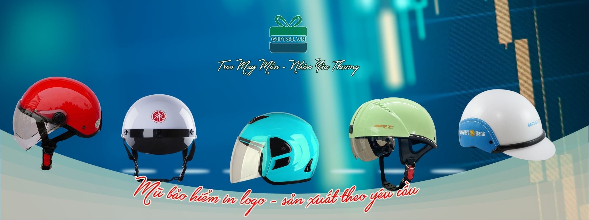 Mũ bảo Hiểm In Logo